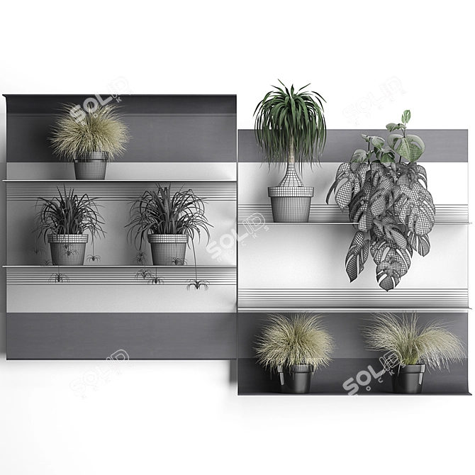  3D Vertical Gardening Collection 3D model image 3