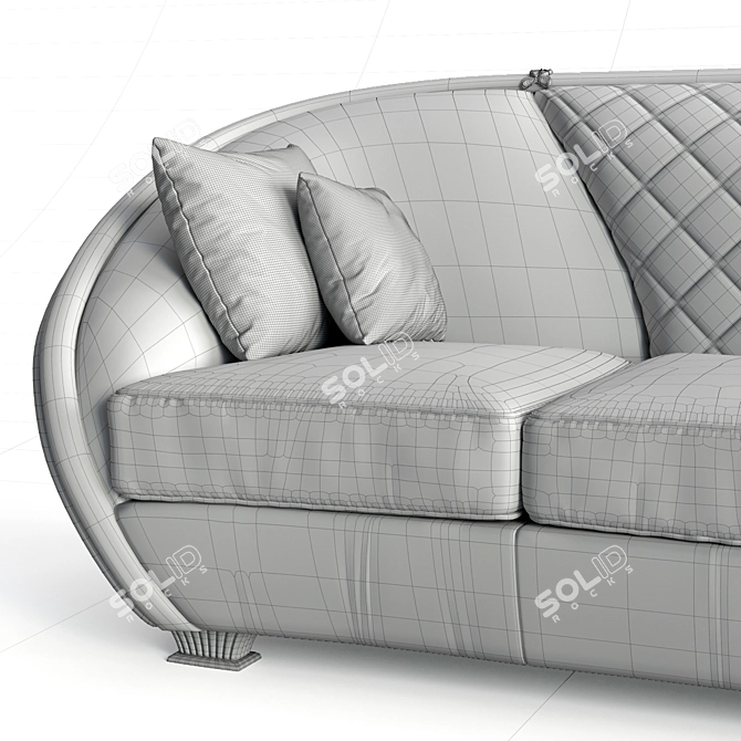 Elegant Modigliani Sofas: Luxury and Comfort 3D model image 3