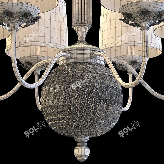 Adagio SP6 Crystal Lux Pendant 3D model image 2