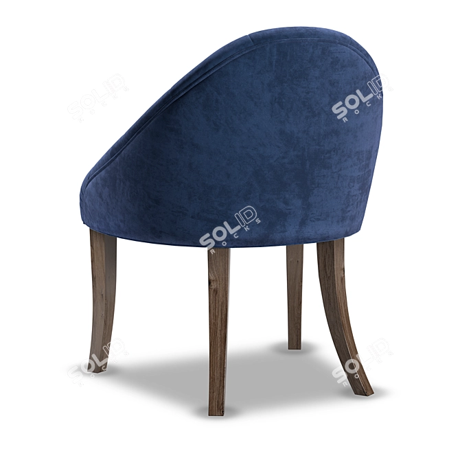 Elegant Comfort: Claris Chair 3D model image 2