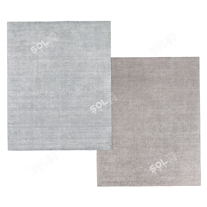 Serra Handwoven Collection: Restoration Hardware Carpets 3D model image 2