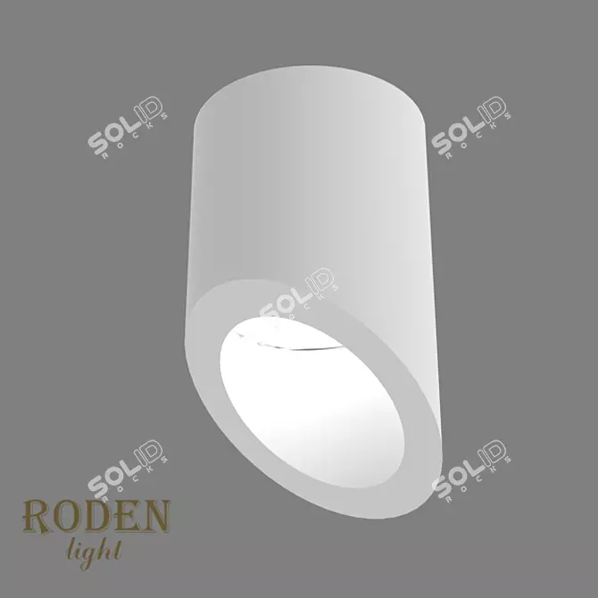 RODEN-light Universal Gypsum Lamp: RD-54 MR-16 3D model image 1