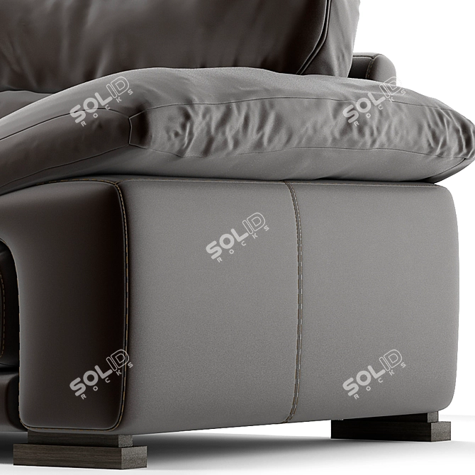 Sleek Off Shore Sofa 3D model image 2