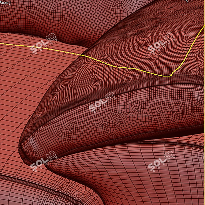 Sleek Off Shore Sofa 3D model image 3