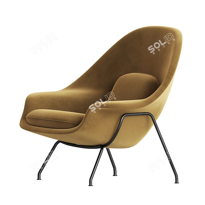 Elegant Knoll Saarinen Chair: Ultimate Comfort 3D model image 2