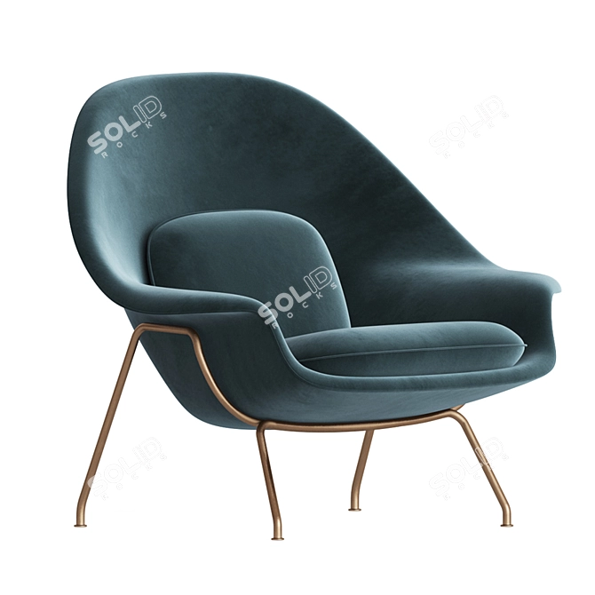 Elegant Knoll Saarinen Chair: Ultimate Comfort 3D model image 3