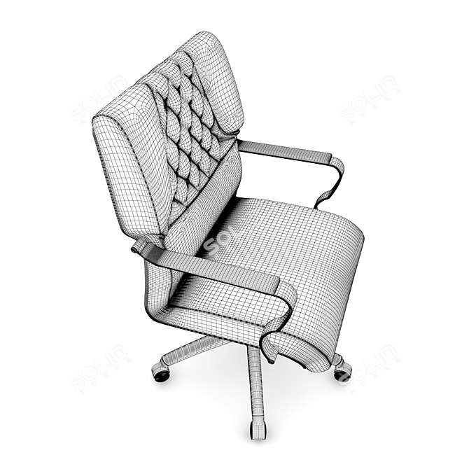 Hittite Adjust Chair | Stylish & Ergonomic 3D model image 3