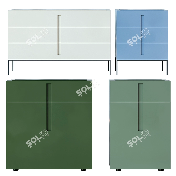 Sleek 3DMax Designer Set 3D model image 1