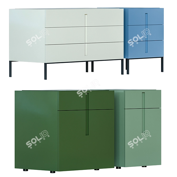 Sleek 3DMax Designer Set 3D model image 2