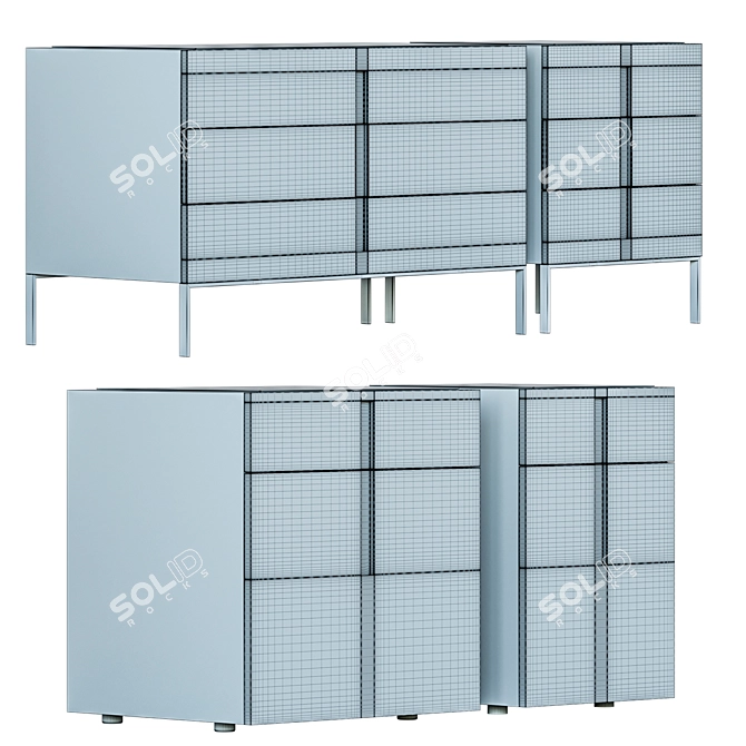 Sleek 3DMax Designer Set 3D model image 3