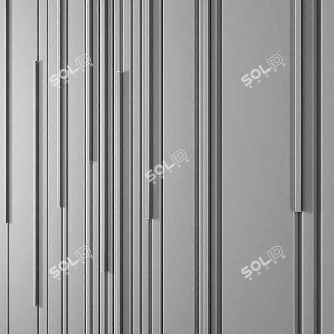 Elegant Decor Panel - PN12 3D model image 2