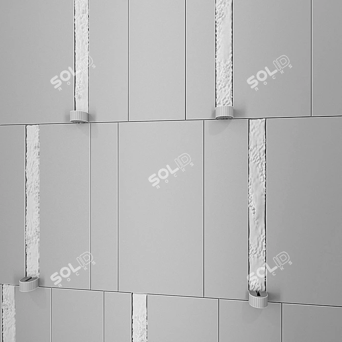 Elegant Decorative Panel: PN15 3D model image 3