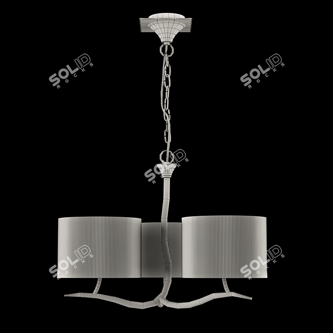 EVE 1131 OM Chandelier: Modern Elegance 3D model image 2
