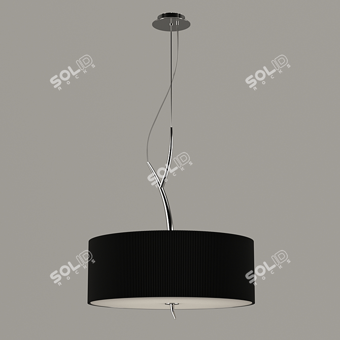 EVE OM Mantra Chandelier - 3 Lights 3D model image 1