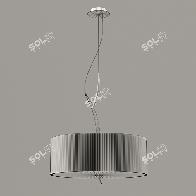 EVE OM Mantra Chandelier - 3 Lights 3D model image 2