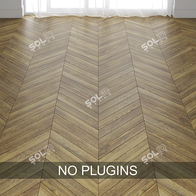 Rome Parquet: FB Hout's Elegant Flooring 3D model image 1