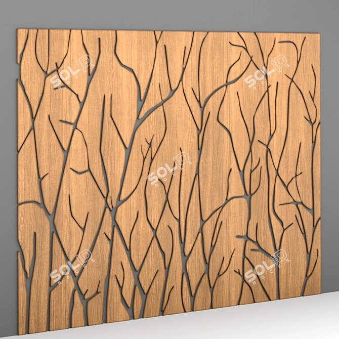 Wonder Forest Decor Panels 3D model image 1