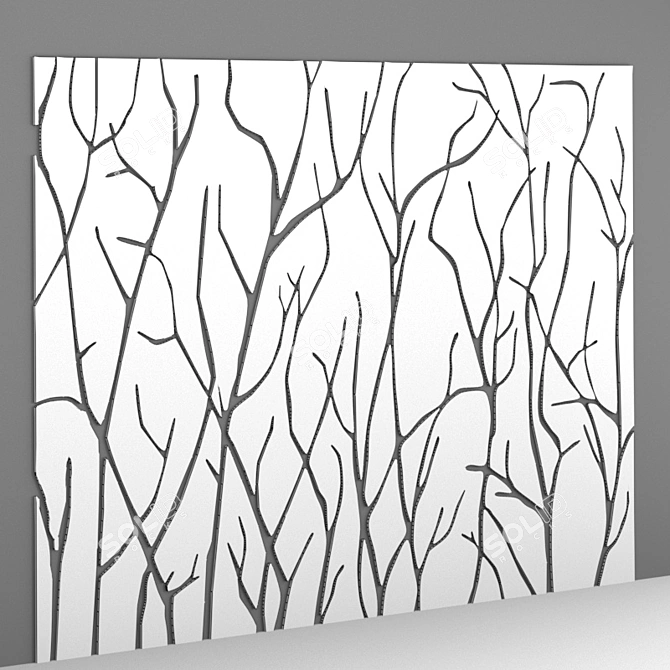 Wonder Forest Decor Panels 3D model image 2