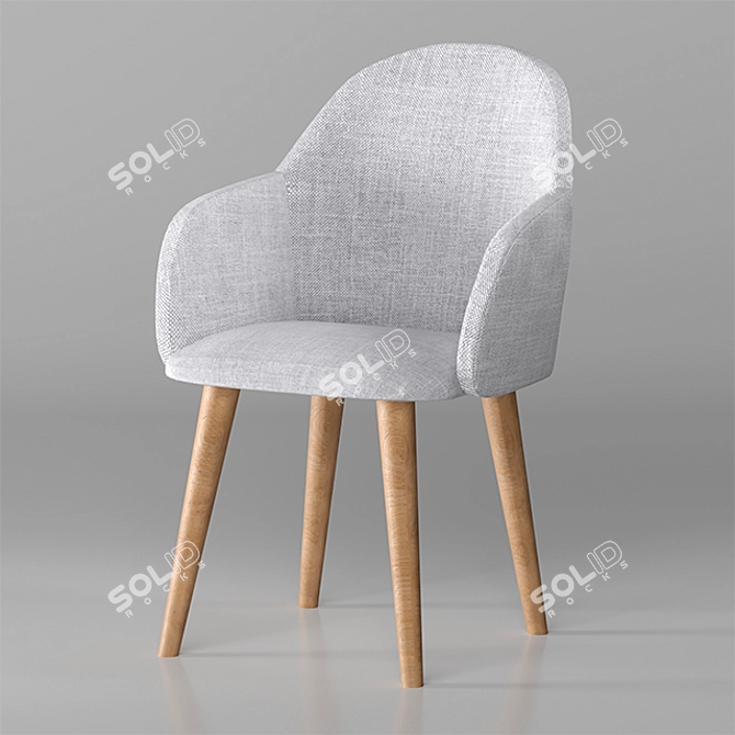 ErgoSeat 998: Modern Armchair 3D model image 1