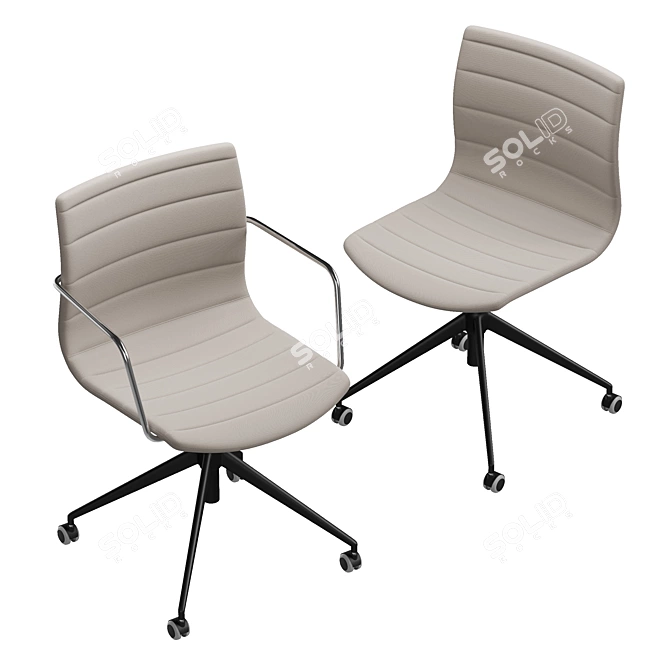 DIEMME MISS Chair: Stylish and Compact 3D model image 2