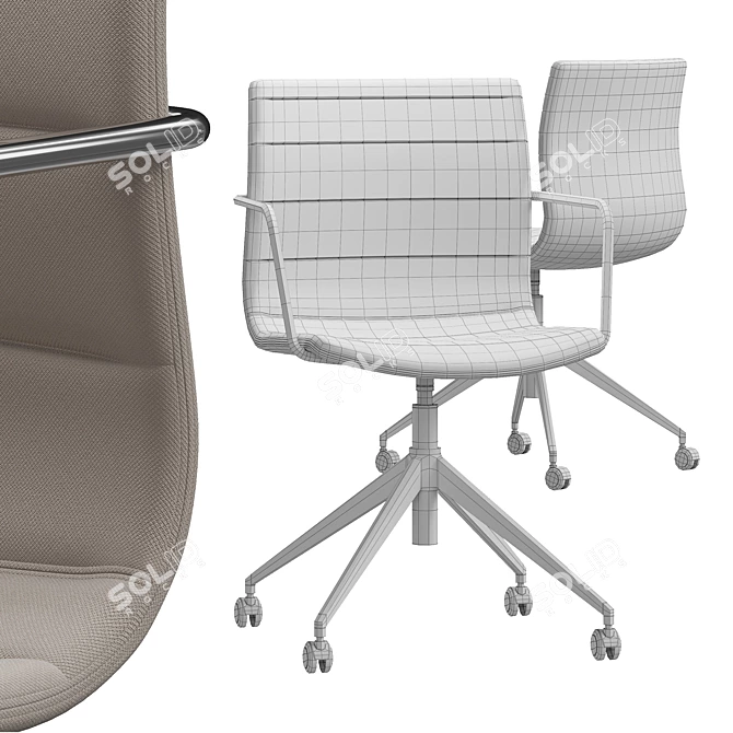 DIEMME MISS Chair: Stylish and Compact 3D model image 3