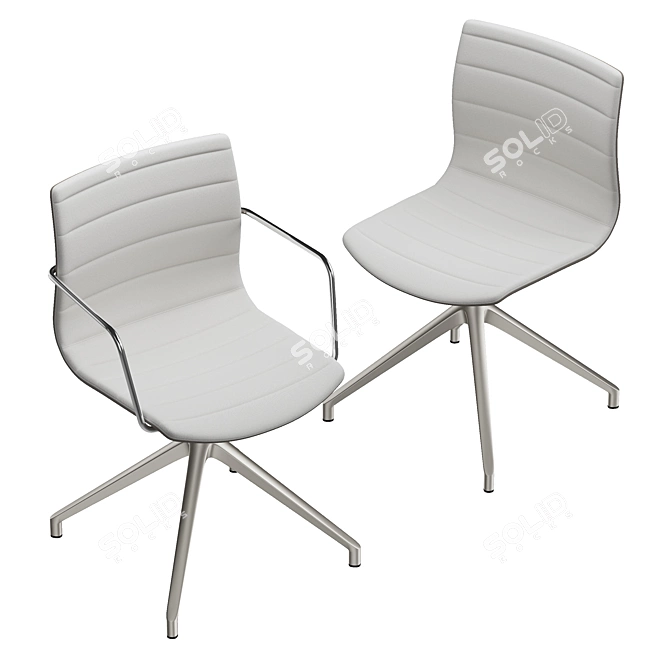 DIEMME MISS Chair: Stylish and Compact 3D model image 2