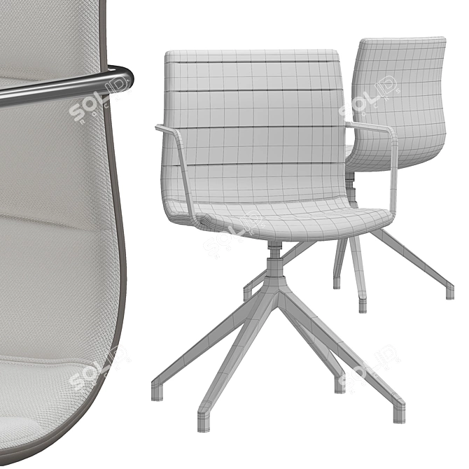 DIEMME MISS Chair: Stylish and Compact 3D model image 3