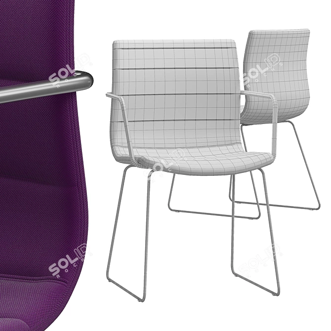 DIEMME MISS Chair: Sleek Design & Comfort 3D model image 3