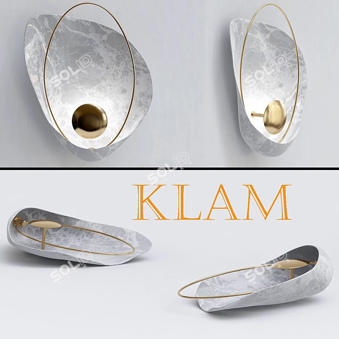 Sleek 2013 Clam Light 3D model image 1