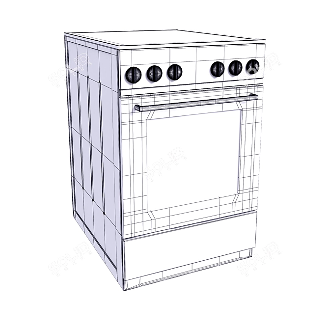 GORENJE EC 5341 SC Electric Range 3D model image 3