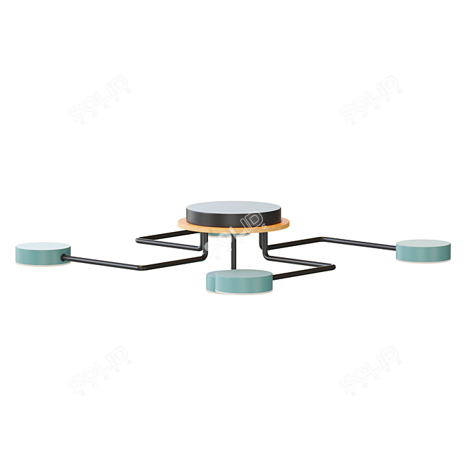 Lampatron SCHEME LED COLOR 5 - Stylish Ceiling Light 3D model image 2