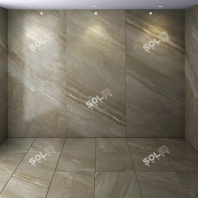 Elegant Wall Tiles_001 3D model image 1