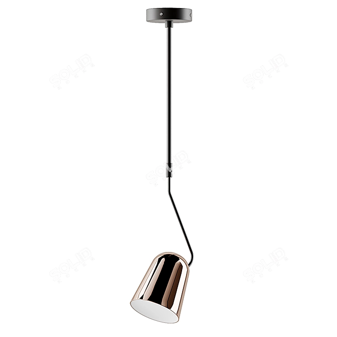 Minimalist Dobi Pendant Light 3D model image 6