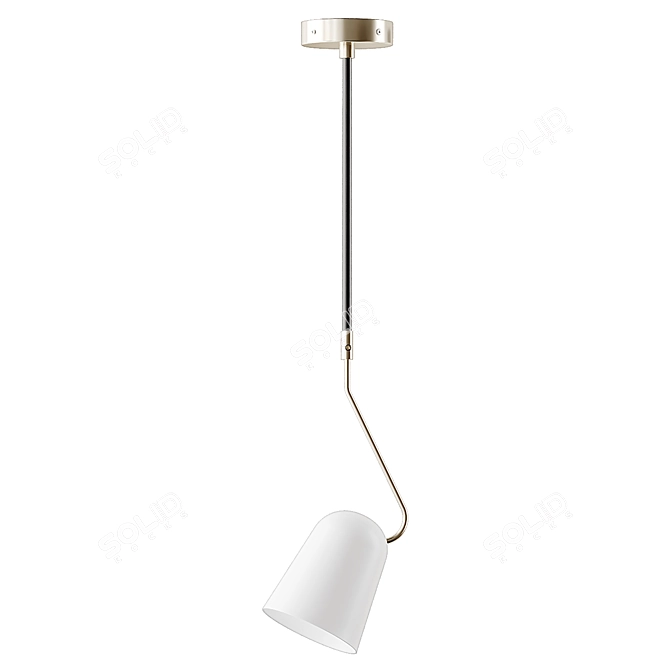 Minimalist Dobi Pendant Light 3D model image 8