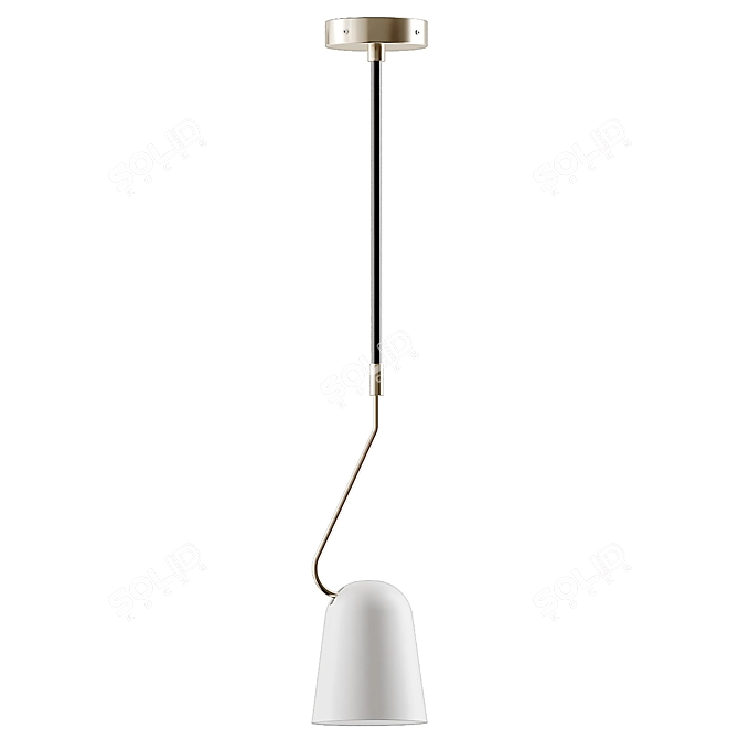 Minimalist Dobi Pendant Light 3D model image 9
