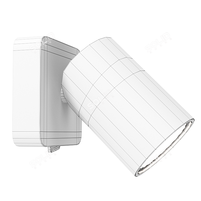 Modern LED Aluminum Sconce - SAL 6284-6714 OM 3D model image 2