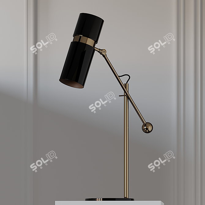 Elegant KOBE Table Lamp: Stylish Illumination 3D model image 1