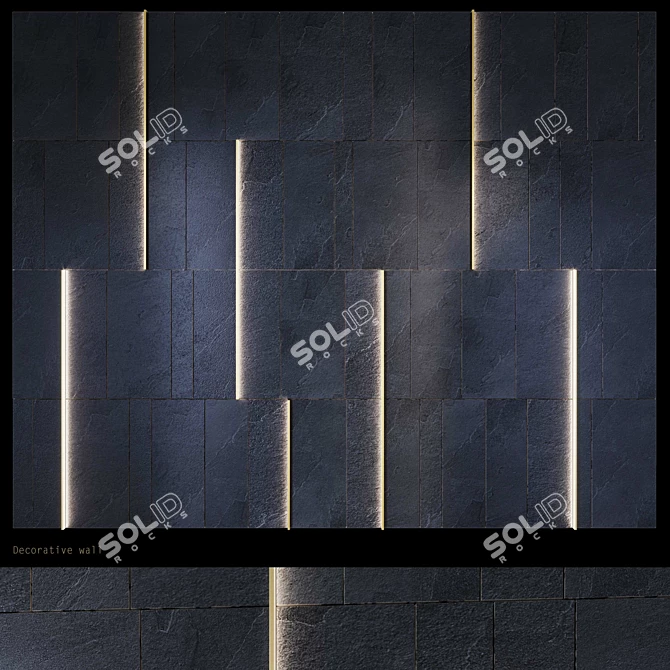 Valverdi Iguazu Outdoor Tiles – Dark Beauty 3D model image 1