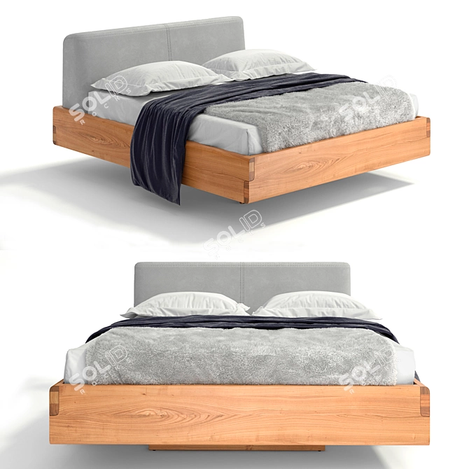 Elevate Your Sleep with NOX Bed! 3D model image 1