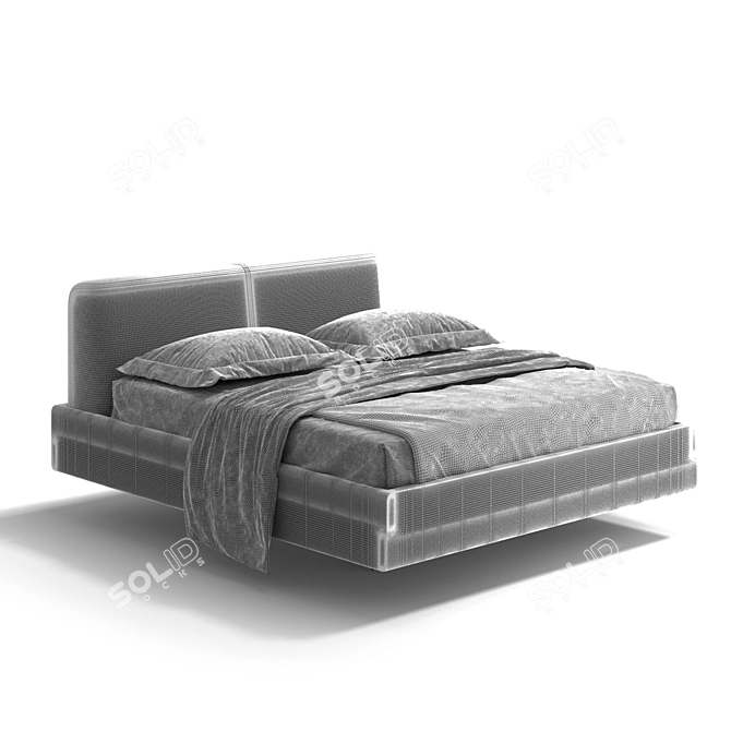 Elevate Your Sleep with NOX Bed! 3D model image 3