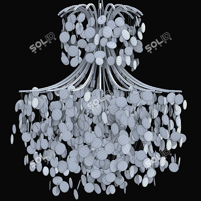 Barcelona SP10 Pendant Light 3D model image 2