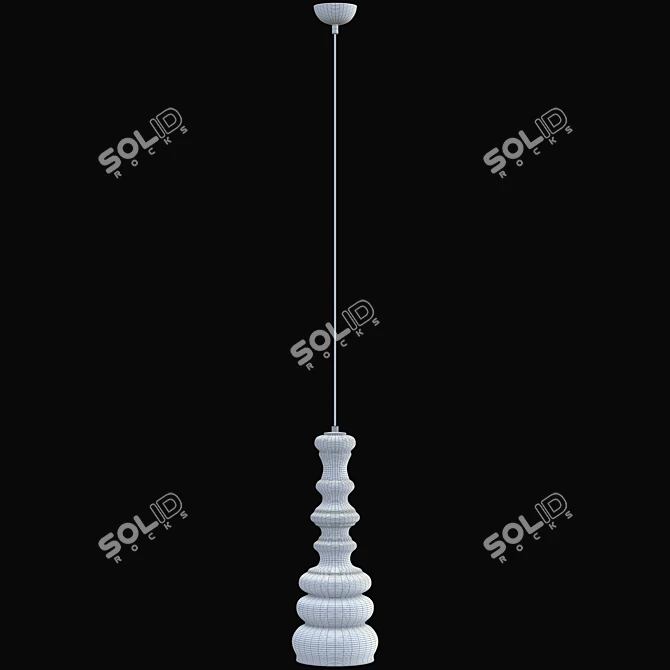 Elegant Bell SP1 Pendant 3D model image 2