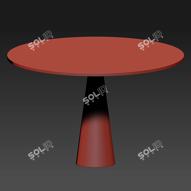 Elegant Rochelle Dining Chair 3D model image 3