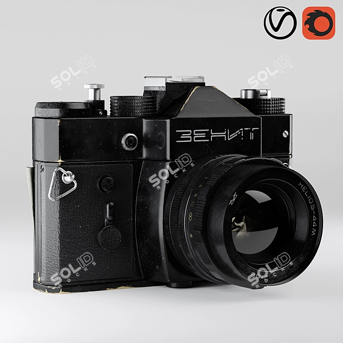 Soviet Zenit TTL: Versatile 35mm SLR Camera 3D model image 1