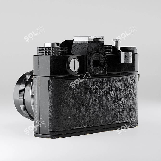 Soviet Zenit TTL: Versatile 35mm SLR Camera 3D model image 2