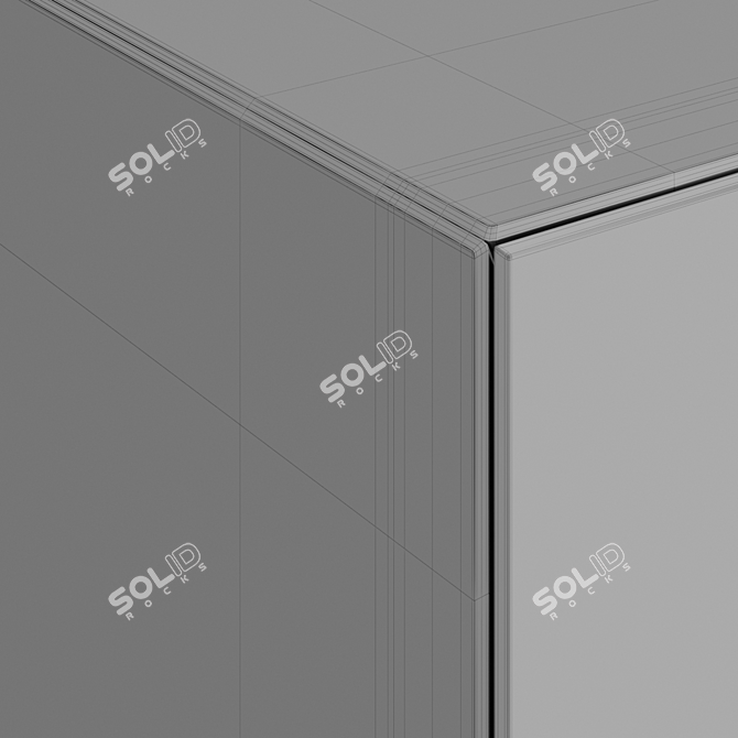 Piuma 2015: Sleek Millimeter-Perfect Bookshelf 3D model image 3