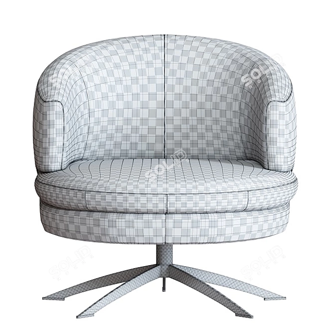 Maxdivani Blenda Sofa: Contemporary Elegance and Comfort 3D model image 3