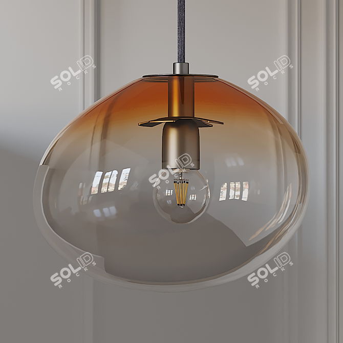 Exquisite Handmade Pendant Lamps: ELOA CENTAURE, IZAR, ASTREA 3D model image 3