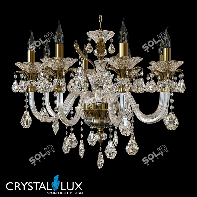 Crystal Lux Alicante SP8 Chandelier 3D model image 1