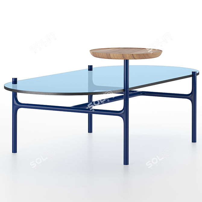 Elegant Rolf Benz Coffee Table 3D model image 2